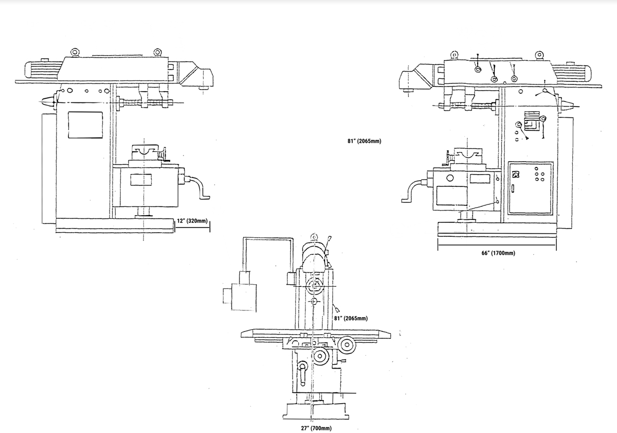 Fresadora CNC Tipo Cama Kent USA S-2500 – DHM Maquinaria