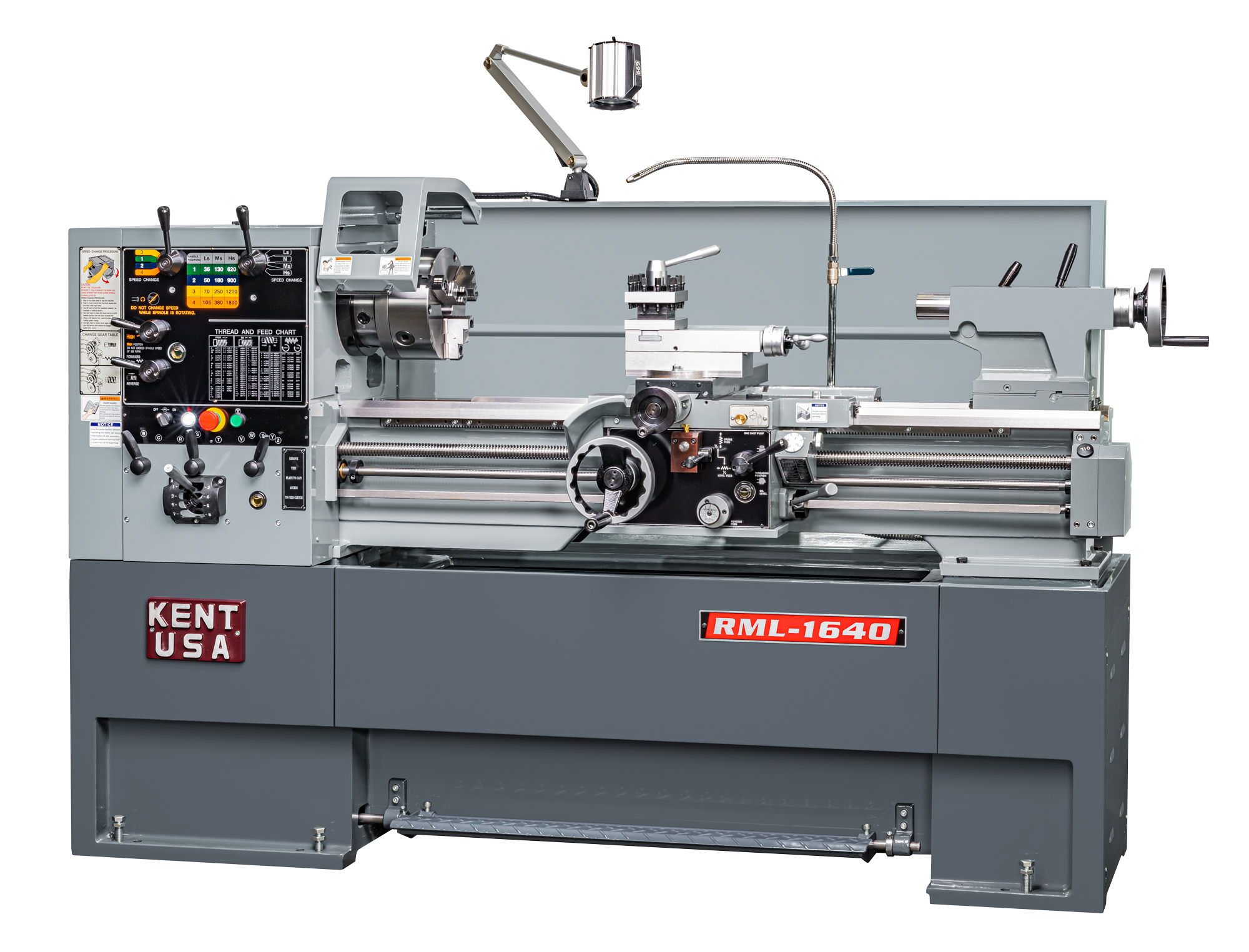 KENT USA RML-1640 Manual Lathe