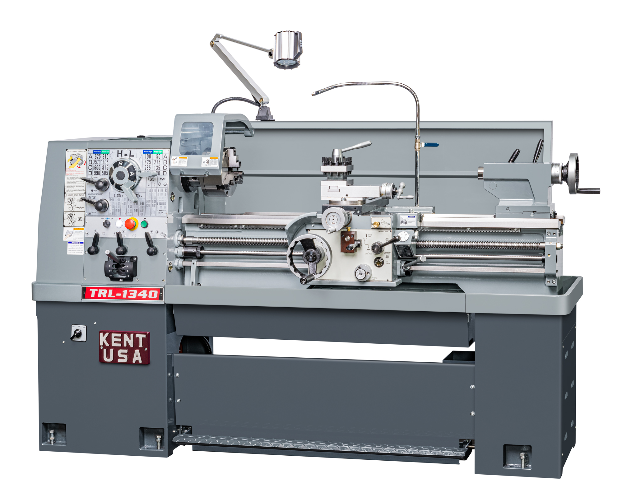 KENT USA TRL-1340 Manual Precision Lathe